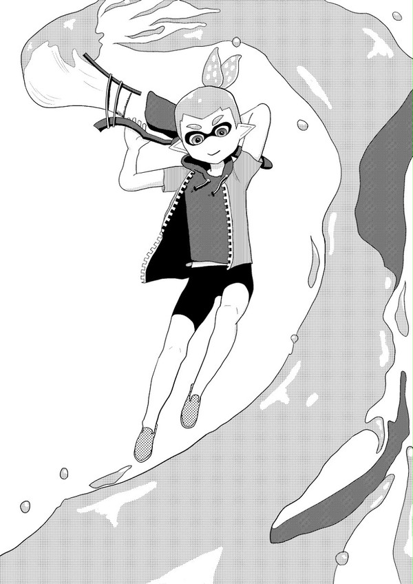 ホクサイ(モノクロ)