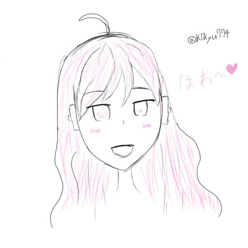 初めてのレイシスを描きました。