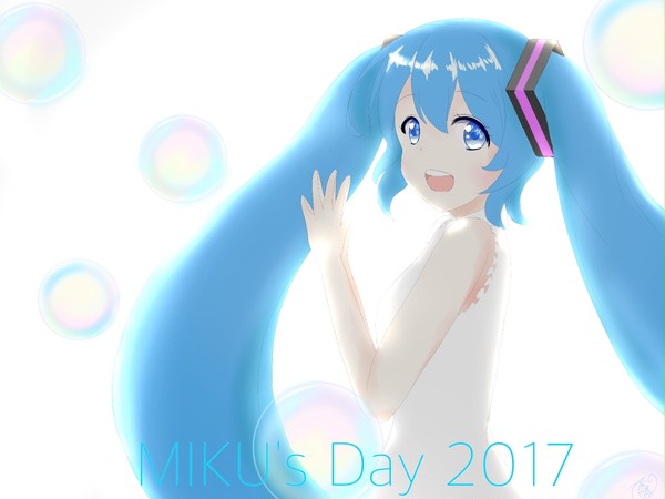 ミクの日 ジャポン玉とミクさん