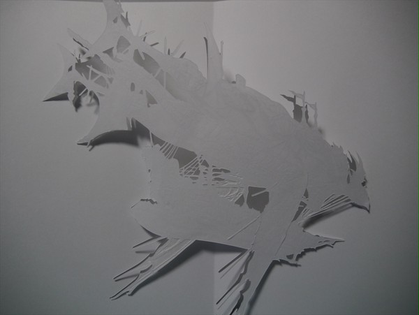 照らし切り絵　グラブルより　騎空挺グランサイファー