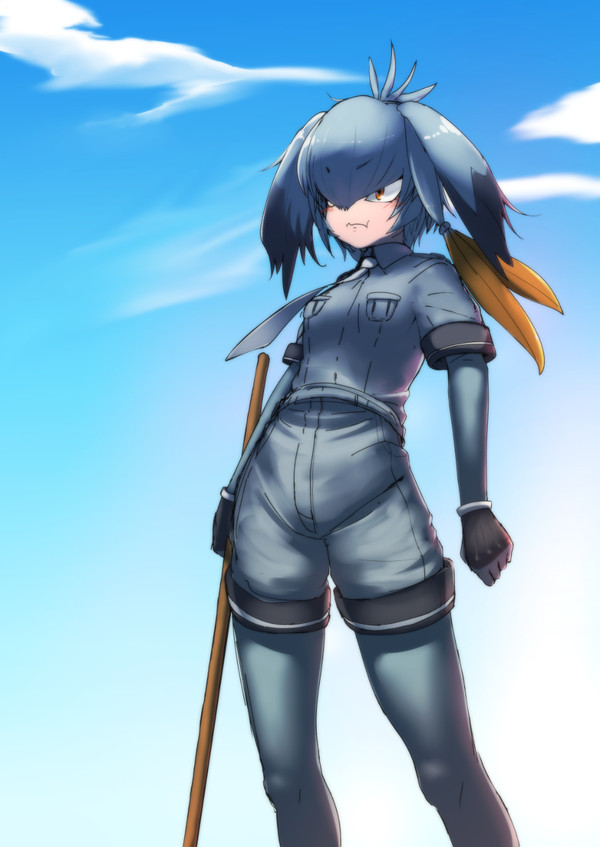 機会を逃してムスッとハシビロコウさん