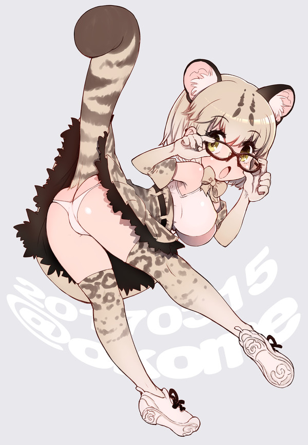 マーゲイちゃんの絵を描きました。