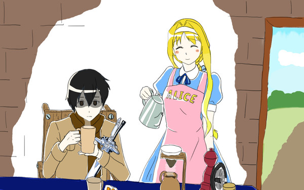 キリト·アリス料理學園 in UnderWorld