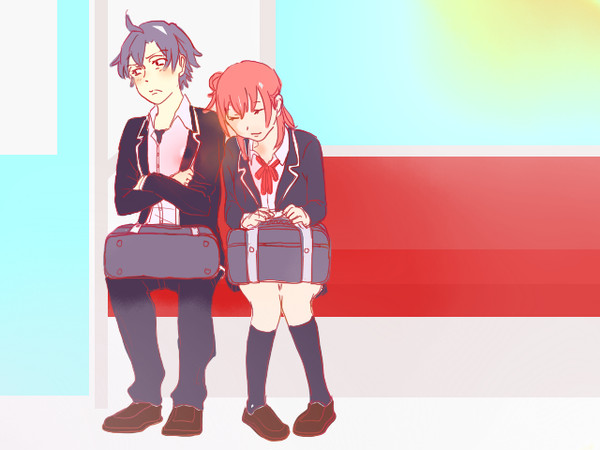 電車の中