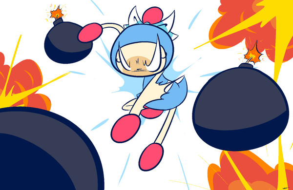 Bomberman draws