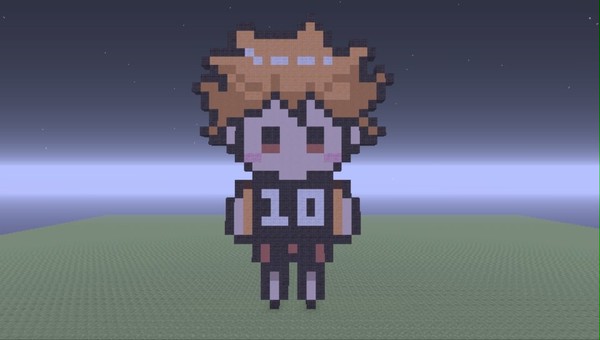 ハイキューのドット絵(日向翔陽)