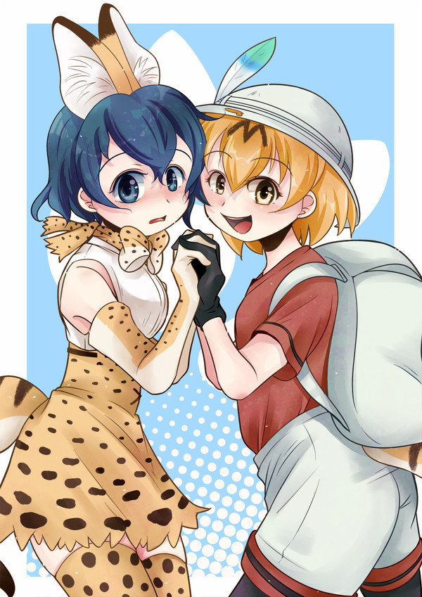 みてみて！かばんちゃんと毛皮交換したよ！