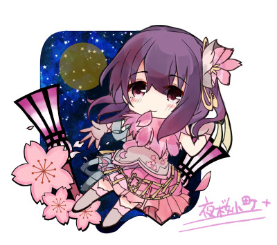 夜桜小町