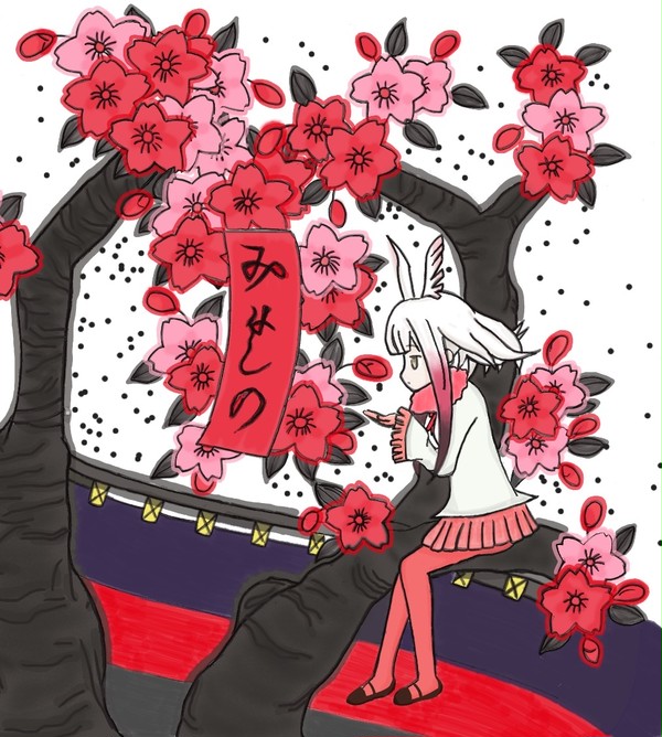 【けものフレンズ】桜に朱鷺