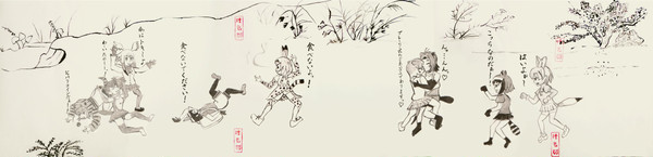けものフレンズ鳥獣戯画