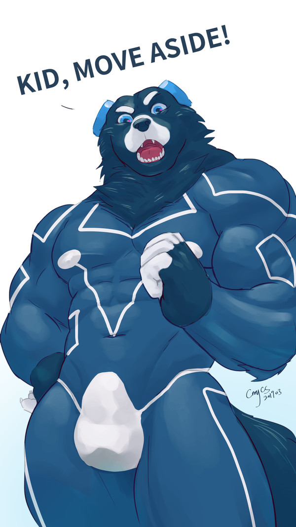 Working out with Duke!