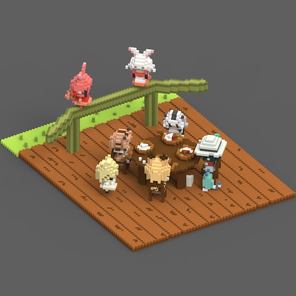 3Dドットけもフレとフレンズ