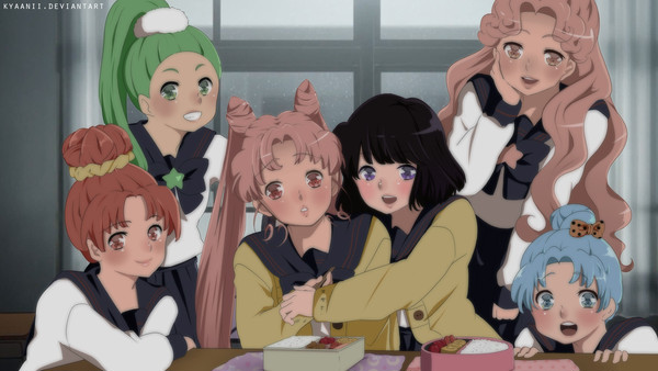 Chibiusa and Guardians