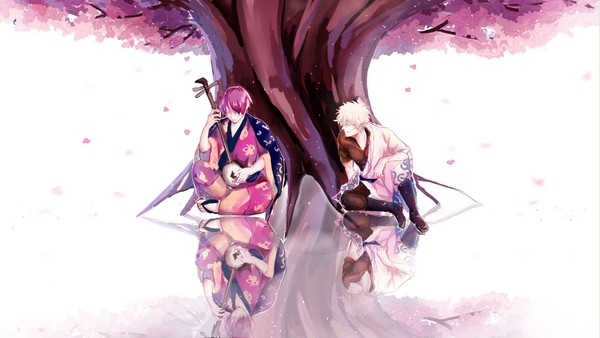 桜の树の下