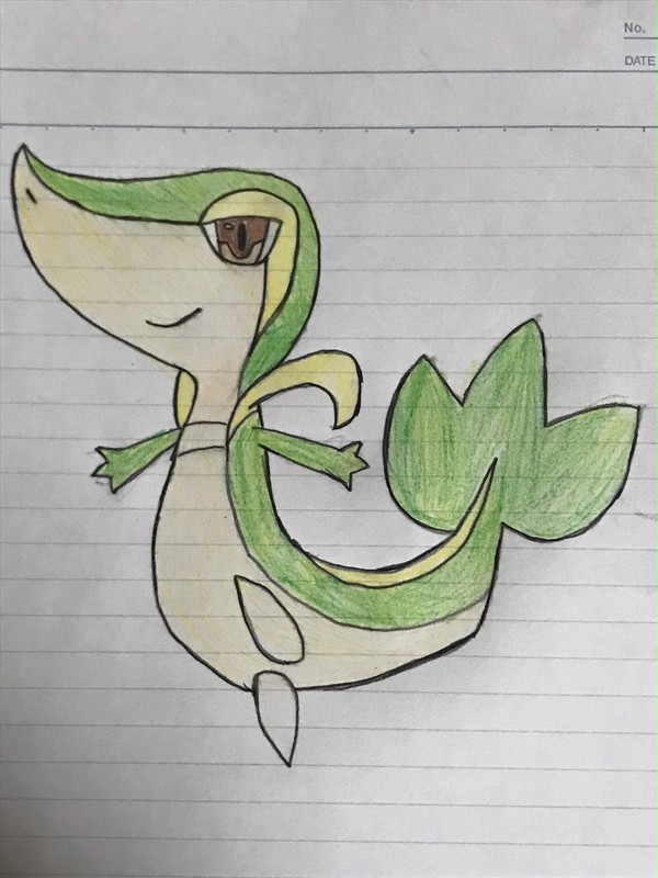 ツタージャ描いてみた