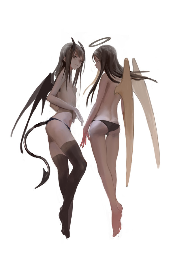 てんしあくま