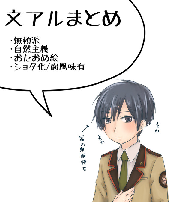 【文アル】落書き絵と漫画もどき