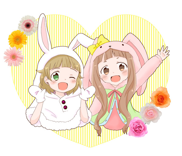 もふもふ9歳コンビ