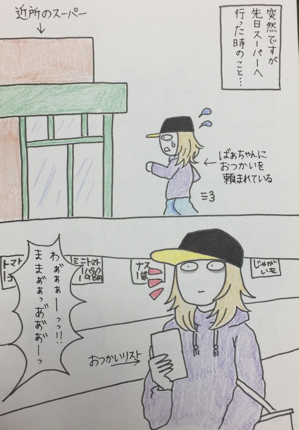 買い物実録漫画