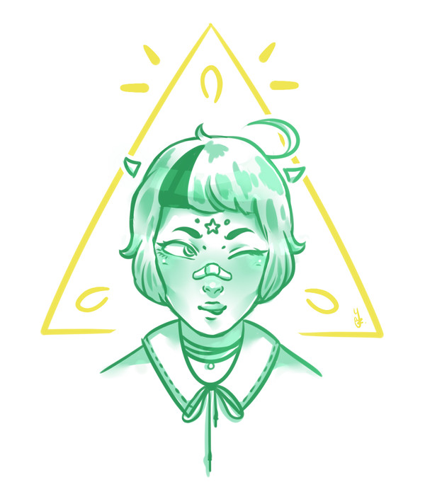 Greenish demon