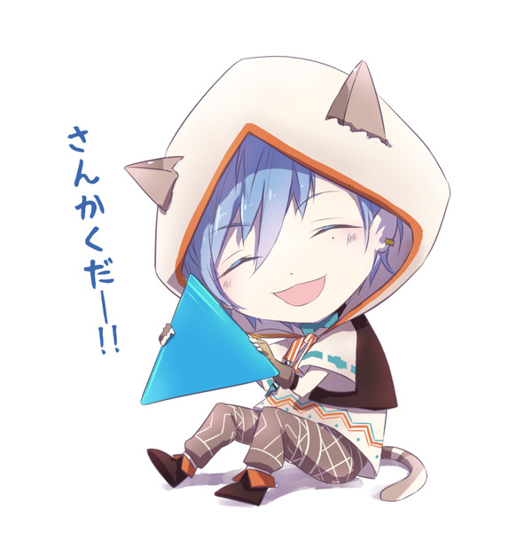 夏組イベ猫耳三角