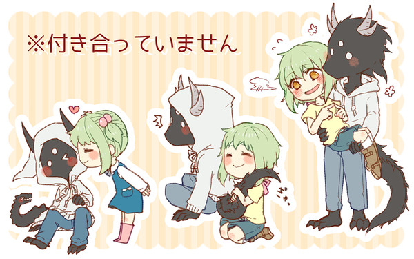 うちうちの人外×少女