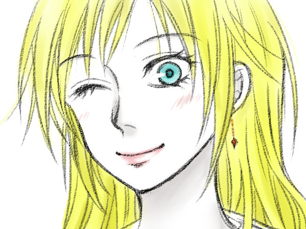 【落書き】金髮妞