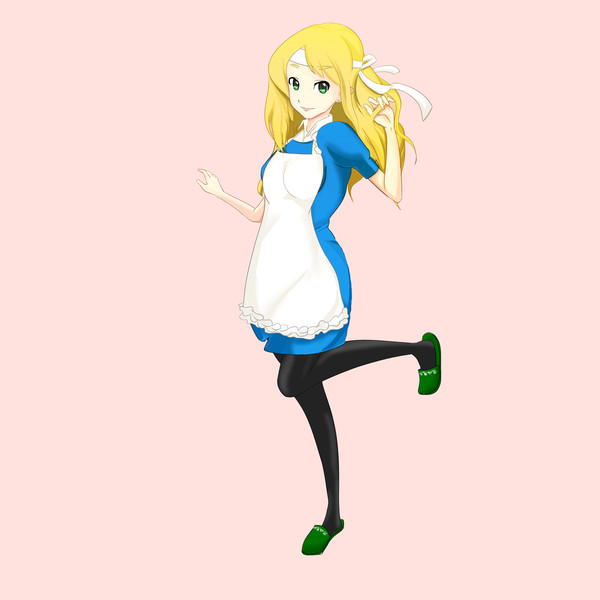 カジュアルゲームのアリスちゃんを描いてみました