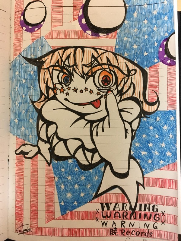 星条旗のピエロ