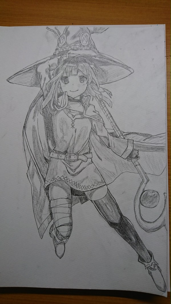 我が名はめぐみん！（模写）