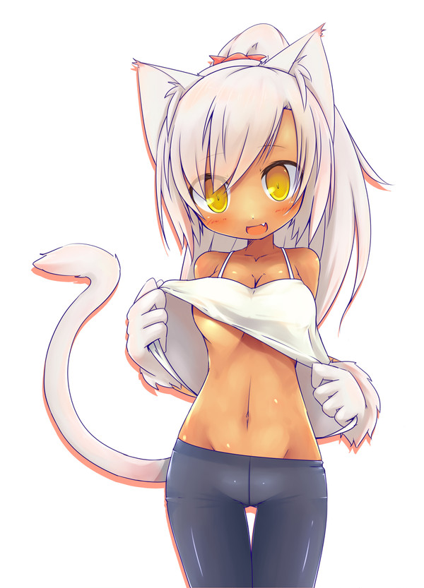 だいじょーぶにゃ？おっぱい揉む？