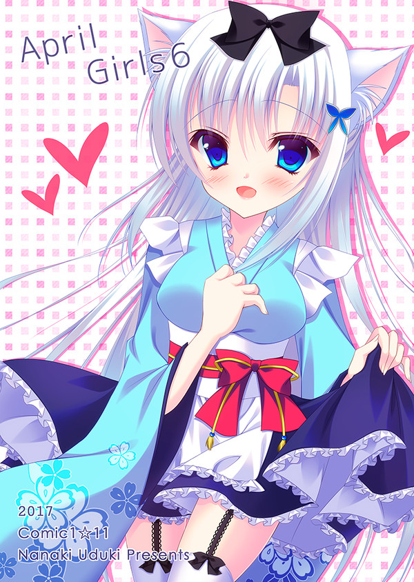 ✿和風メイドな白猫ちゃん✿