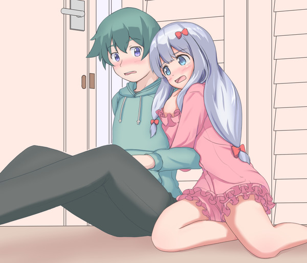 ピアノに怯える紗霧ちゃんと掴まれる正宗くん
