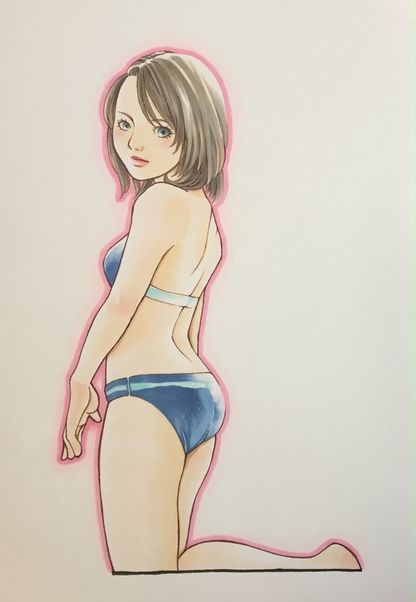 水着の女の子