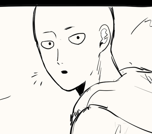 一撃男　らくがき