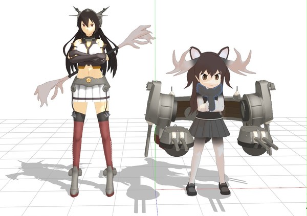 長門さんとヘラジカさん