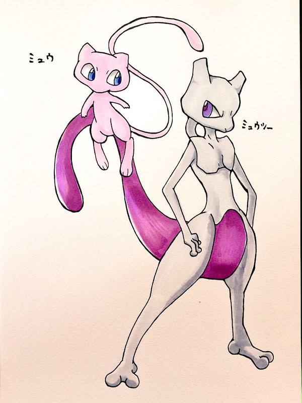 ミュウとミュウツー