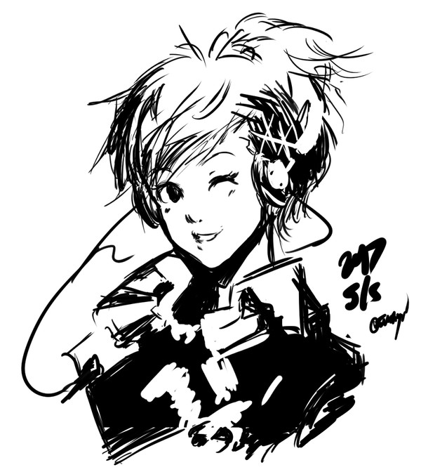 Persona 3 Portable FMC Sketch.