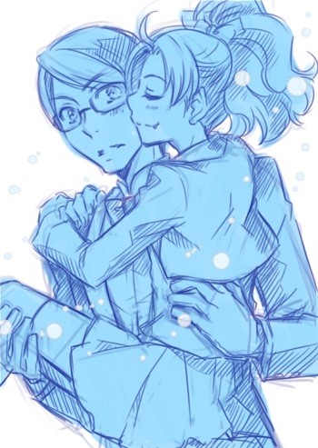 水あおらくがき