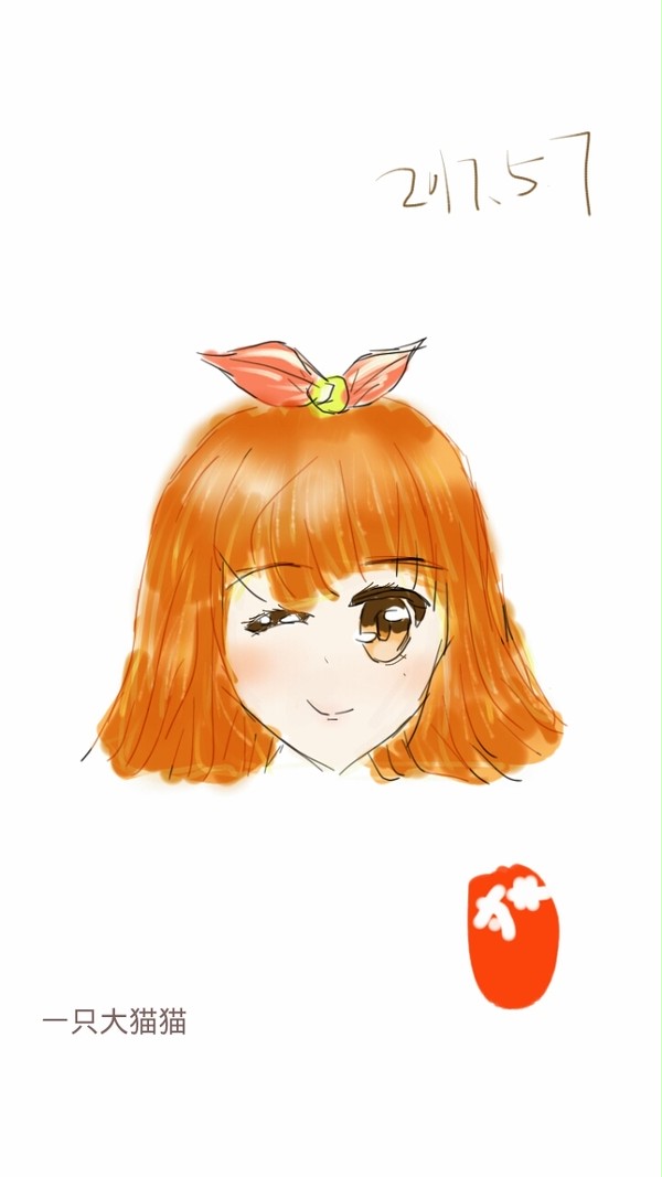 可爱的女孩