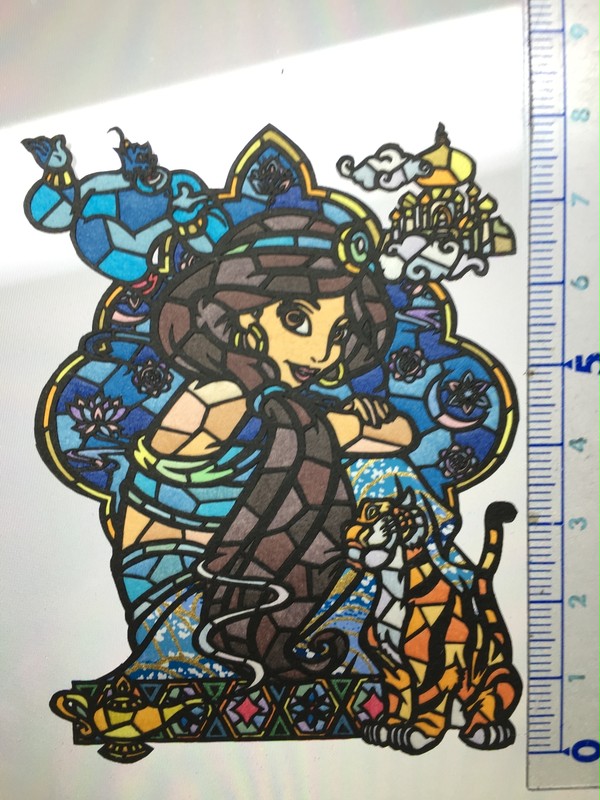 ジャスミン 【切り絵】