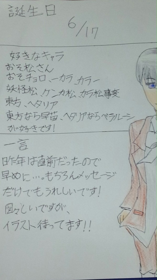 【企画】誕生日、祝ってほしくなんかないんだからね!!