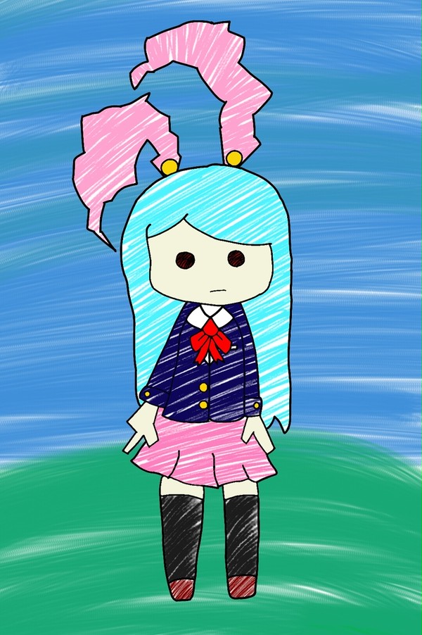 微妙な青空とうさぎ