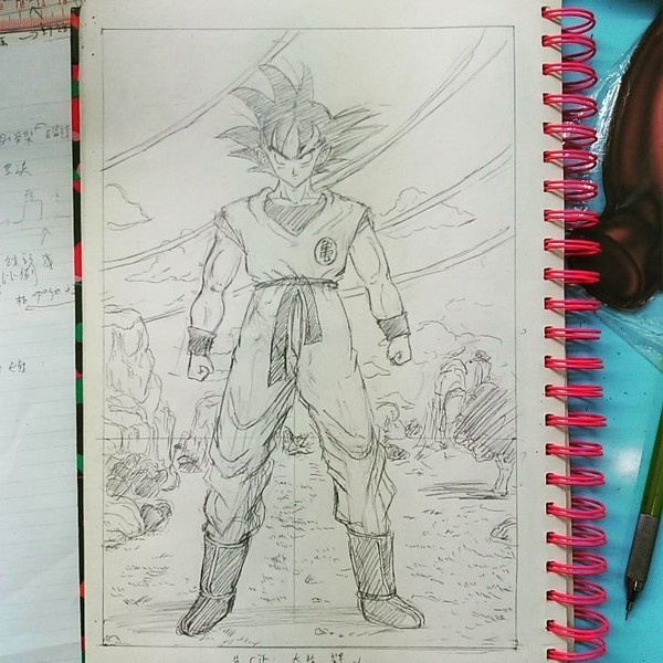 ドラゴンボール コマの模写
