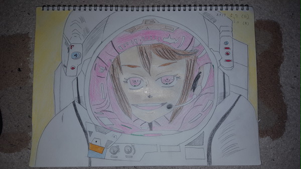 宇宙服女子