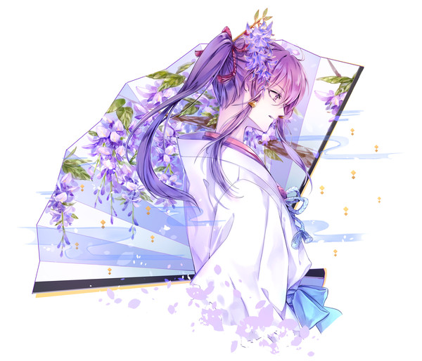 皐月の藤紫