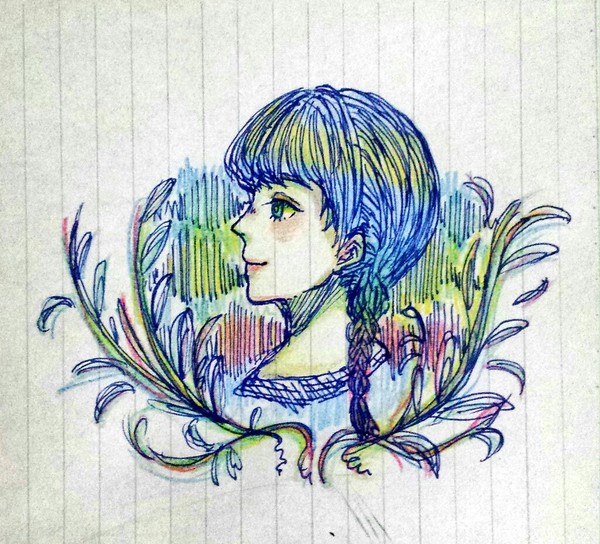 女の子。