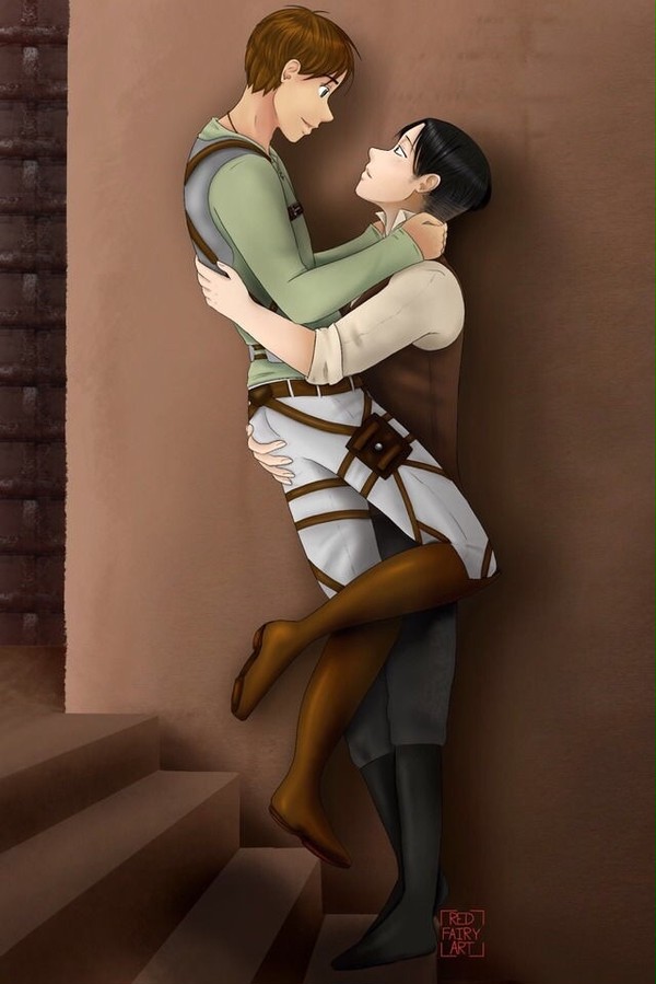 Soldier Eren and Thug Levi