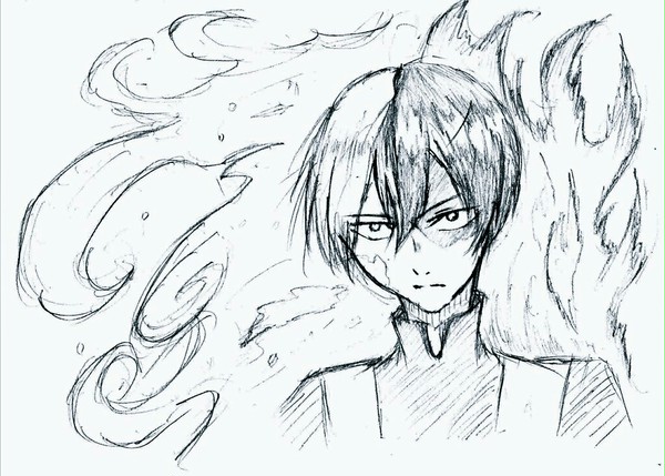 ヒロアカ落書き1