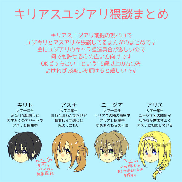 キリアスユジアリ猥談まとめ
